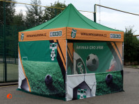 reklamní stan 3x3 standart,opláštění 300g/m2