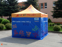 reklamní stan 2x2 premium extreme,opláštění 300g/m2