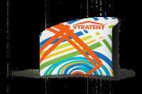 Textilní obloukový paravan 250x290