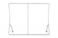 Textilní paravan U 300x230