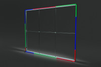 LED RGB stěna 300x200 oboustranná