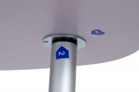 Promo stůl LED oválný