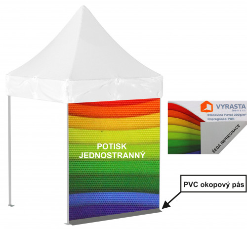 2m boční plachta+potisk