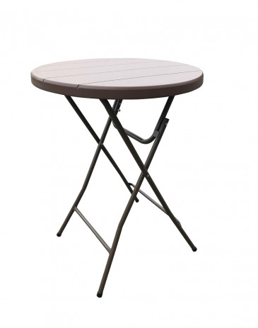 koktejlový bistro stolek ⌀80cm-imitace dřeva