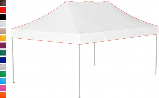 Střešní plachta stanu 4x6
