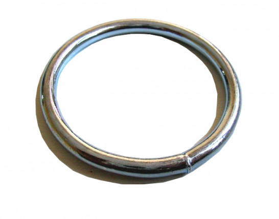 Ocelový kroužek závěsový 50mm+držák kroužků