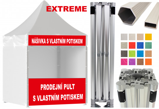 STAN 2X2 EXTREME + potisk nášivky a pultu