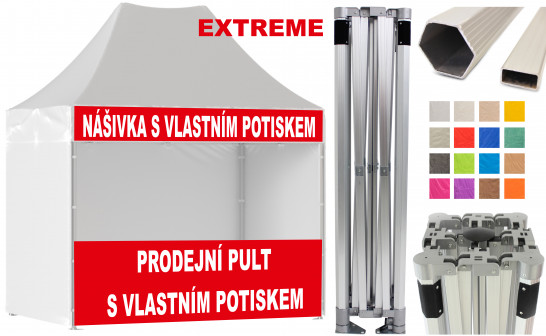 STAN 2X3 EXTREME + potisk nášivky a pultu