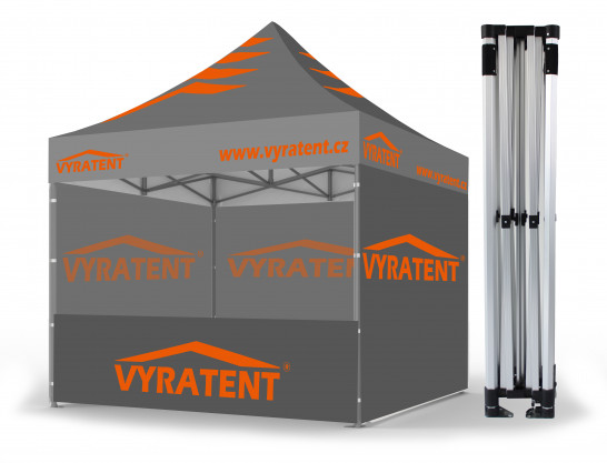 reklamní stan 3x3 + polobok