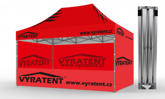 reklamní stan 3x4,5 premium extreme + polobok