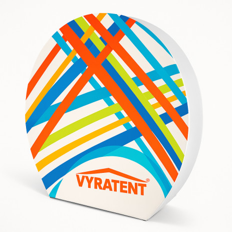 Textilní Paravan 3D měsíc 250x220