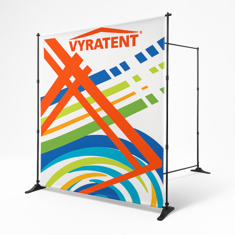 Bannerová stěna basic nastavitelná - bez tisku