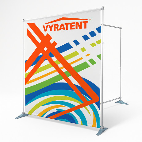 Bannerová stěna pro nastavitelná - bez tisku