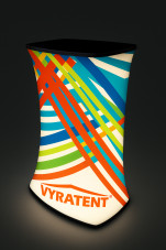 Promo stůl LED oválný