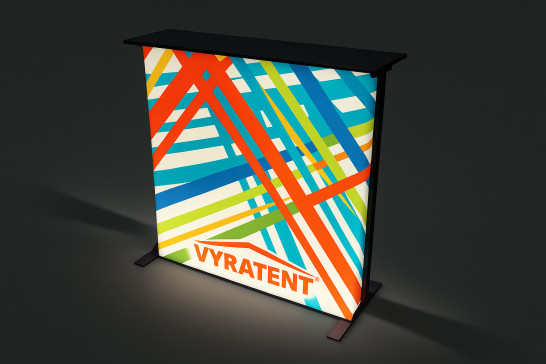 Promo stůl pult LED nůžkový